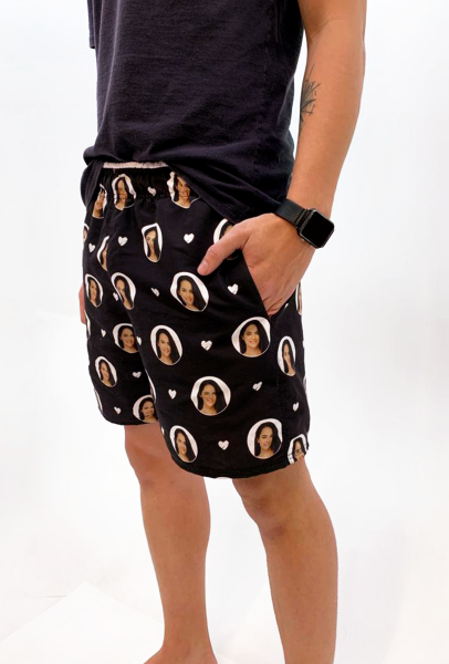bermuda personalizada casal