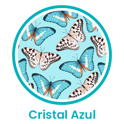 Estampas Cristal Azul