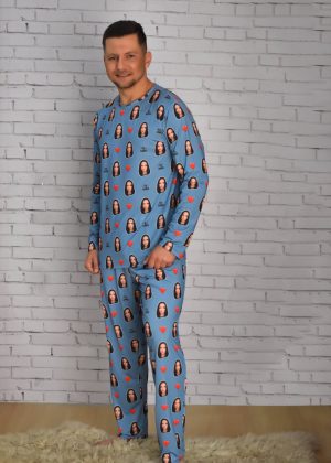Pijama Masculino Jersey Denim
